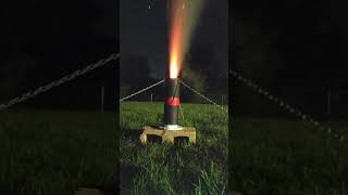 Solid Rocket Motor - 2nd Design Static Test - RCandy -