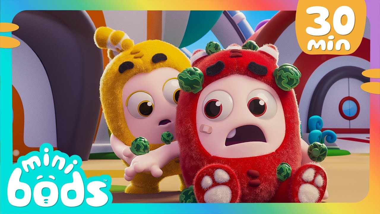 Mangia le tue verdure | Cartoni Animati 📺 | Video divertenti | MINIBODS | Oddbods Italia