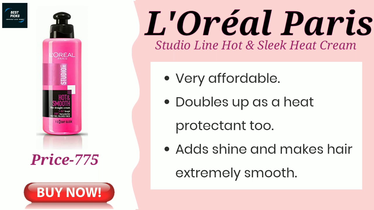 best creams for hair straightening YouTube