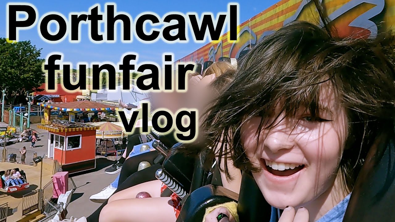 PORTHCAWL VLOG - We went to the FUNFAIR @ CONEY BEACH PLEASURE PARK, PORTHCAWL.