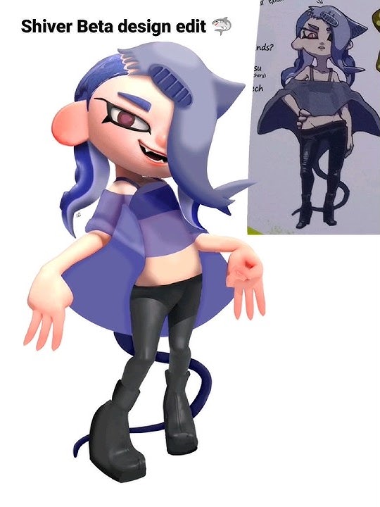 Shiver Beta edit design #splatoon #splatoon3 #splatoonartbook #splatoonedit  #deepcut #shiver #fyp