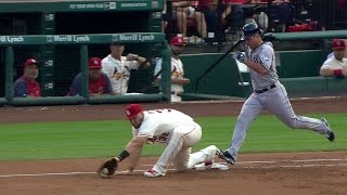 SD@STL: Matheny challenges safe call at first in 2nd
