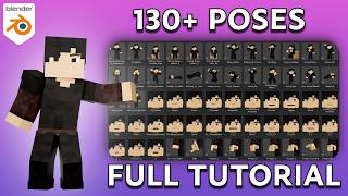 Woodplank Pose Library - Full Walkthrough (Blender 5.0)