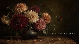 Dahlias at Dusk 🌙 Gentle Waltz Music for Evening Reading, Study, Writing & Relaxation