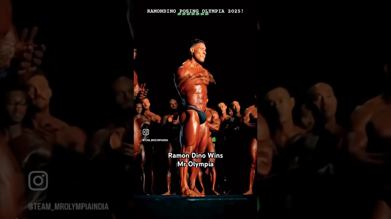 THE BRAZILIAN🇧🇷 BEAST TAKES THE CROWN👑 Ramon dino wins mr⭕️lympia 