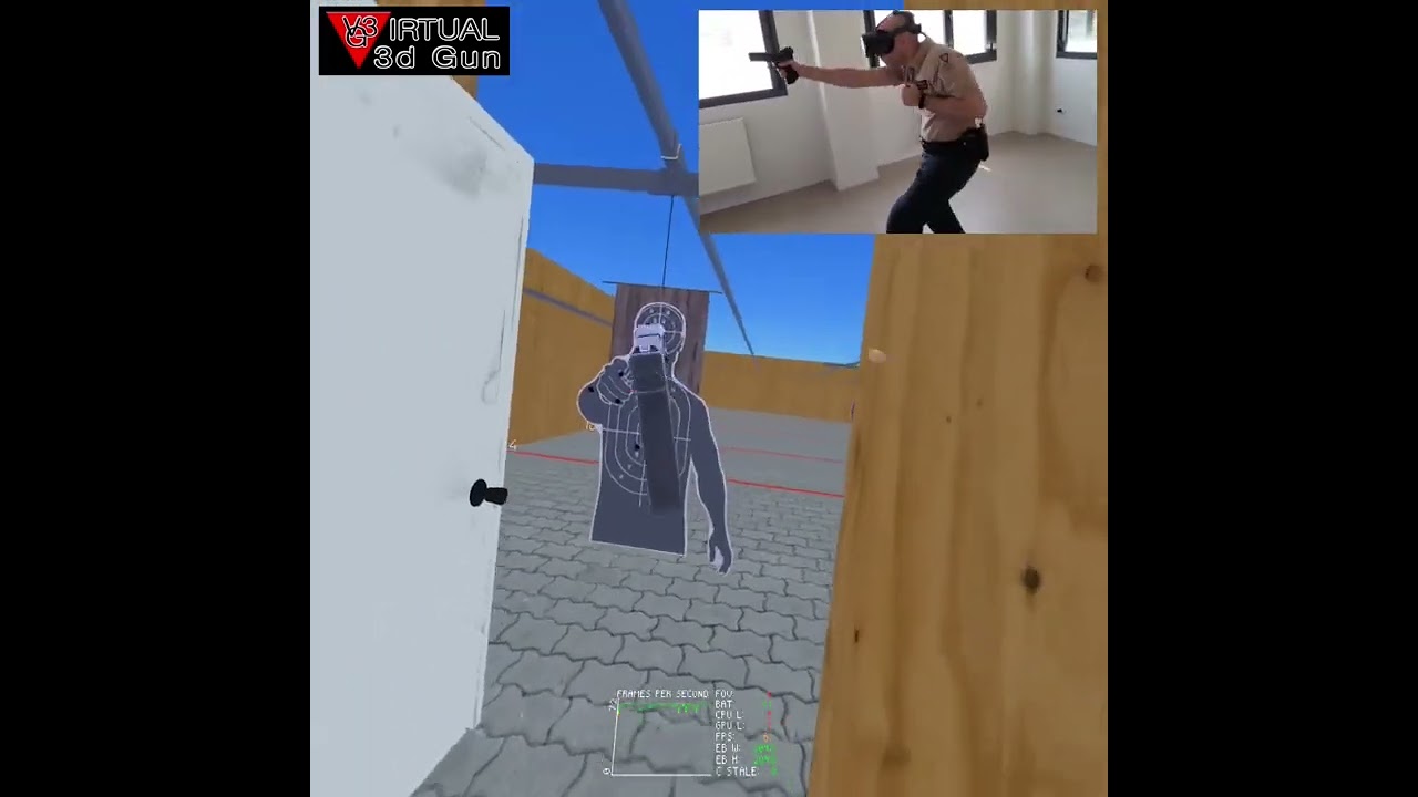 GT3 - Simulador de Tiro Virtual Policial - Police Virtual Shooting Simulator - STV-AI -