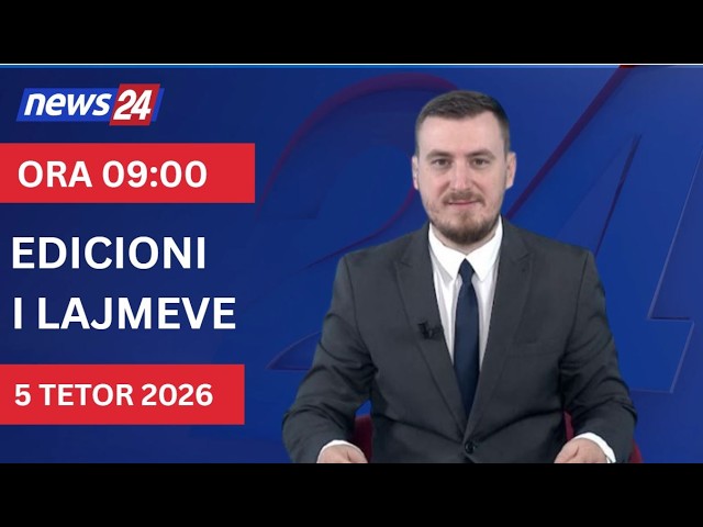 5 Tetor 2026 Edicioni i Lajmeve në News24 në studio Klevin Muka (Ora 09:00)