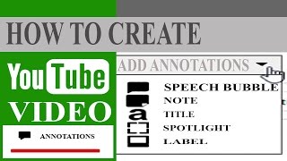 YouTube Annotations - How To Use YouTube Annotations Spotlight