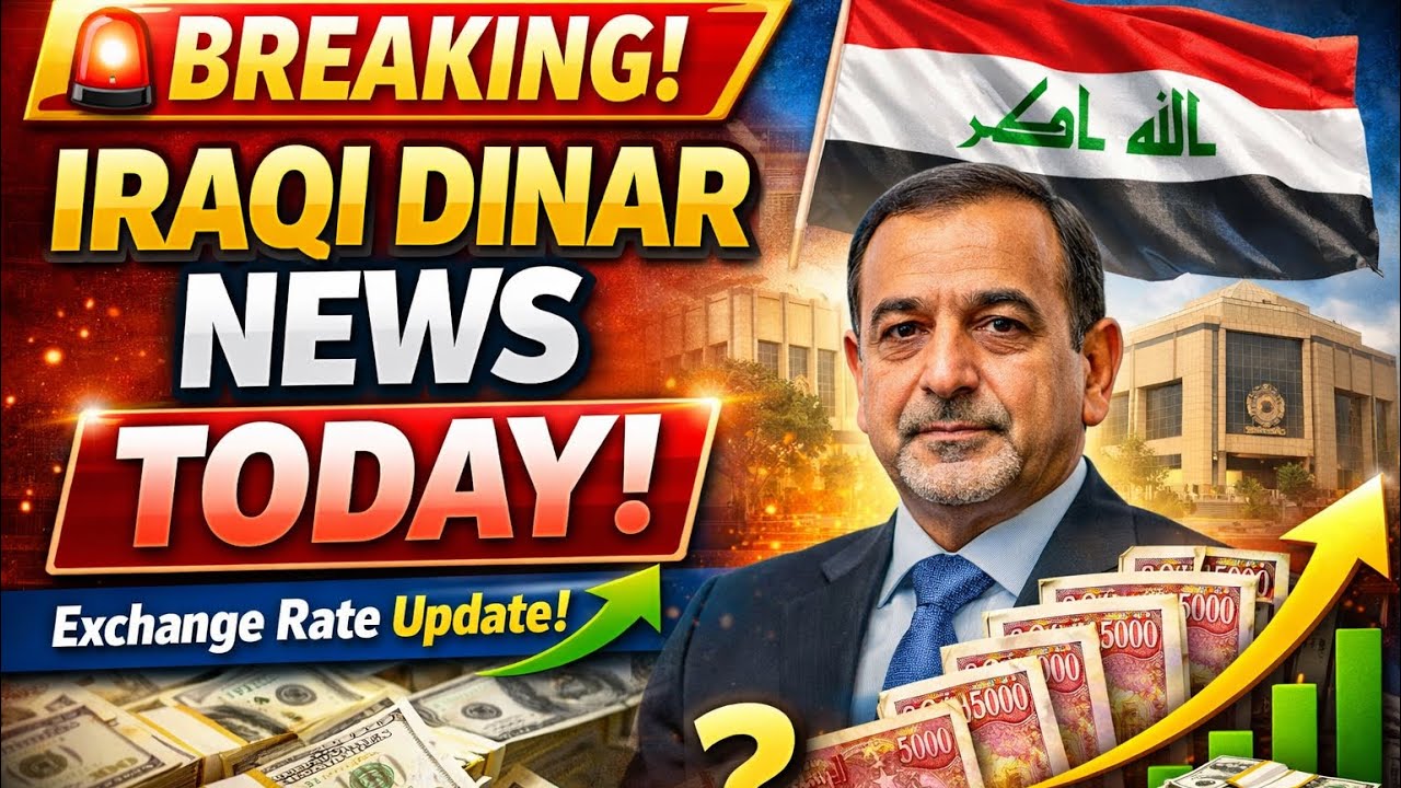 🚨 BREAKING: Iraqi Dinar News TODAY! Official Exchange Rate Developments Explained || Iraqi Dinar 