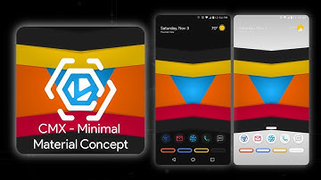 CMX - Minimal Material Concept for KLWP | Theme (Android Personalization)