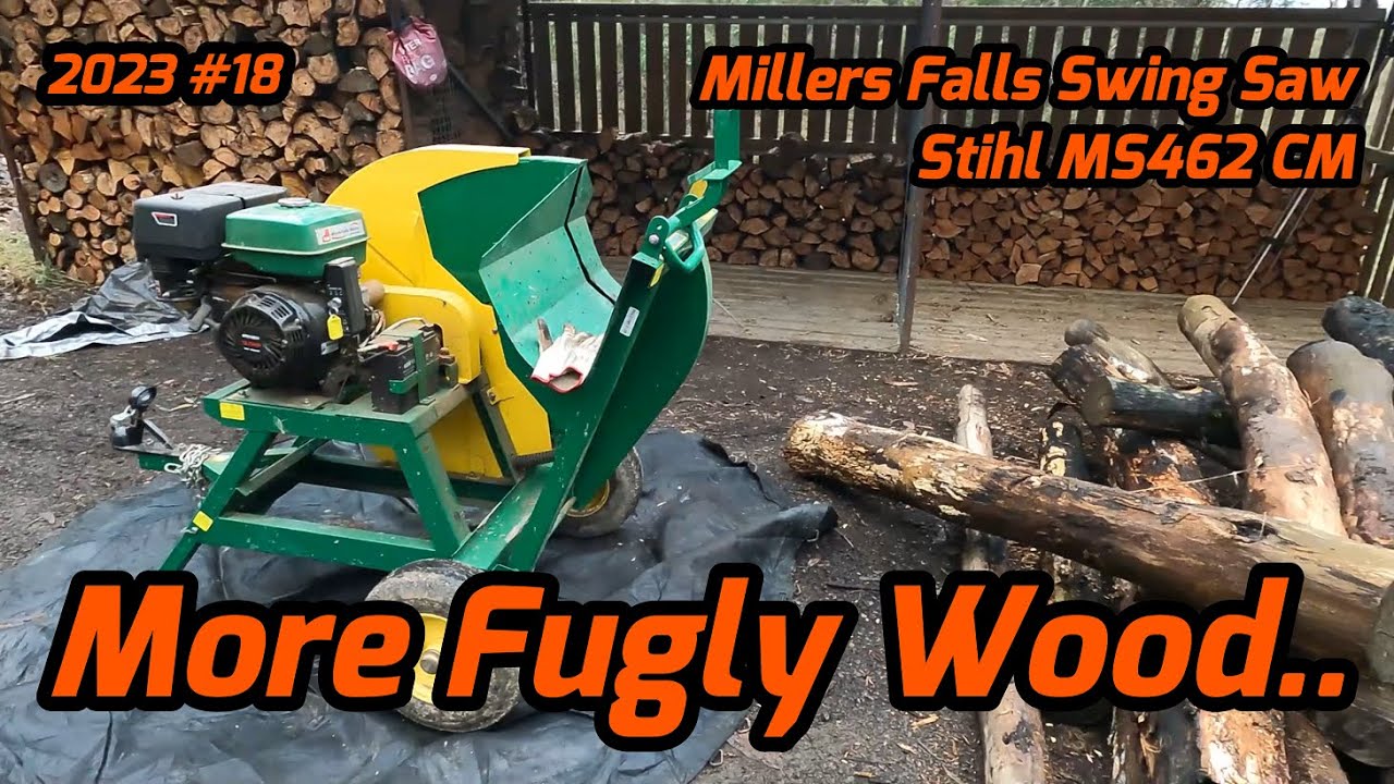 More Fugly Wood Cut to Length - Millers Falls Swing Saw - MS462 C-M - 2023 #18