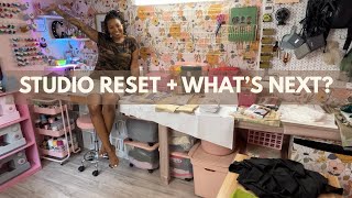 Sewing Studio Reset + Future Sewing Plans | Come Clean the She Shed With Me