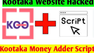100Rs Money Adder Script | Kootaka Website Hacked | Scripter Army