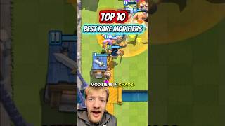Top 10 best Rare modifiers in Chaos Mode! #clashroyale #clashroyaleshorts #supercell