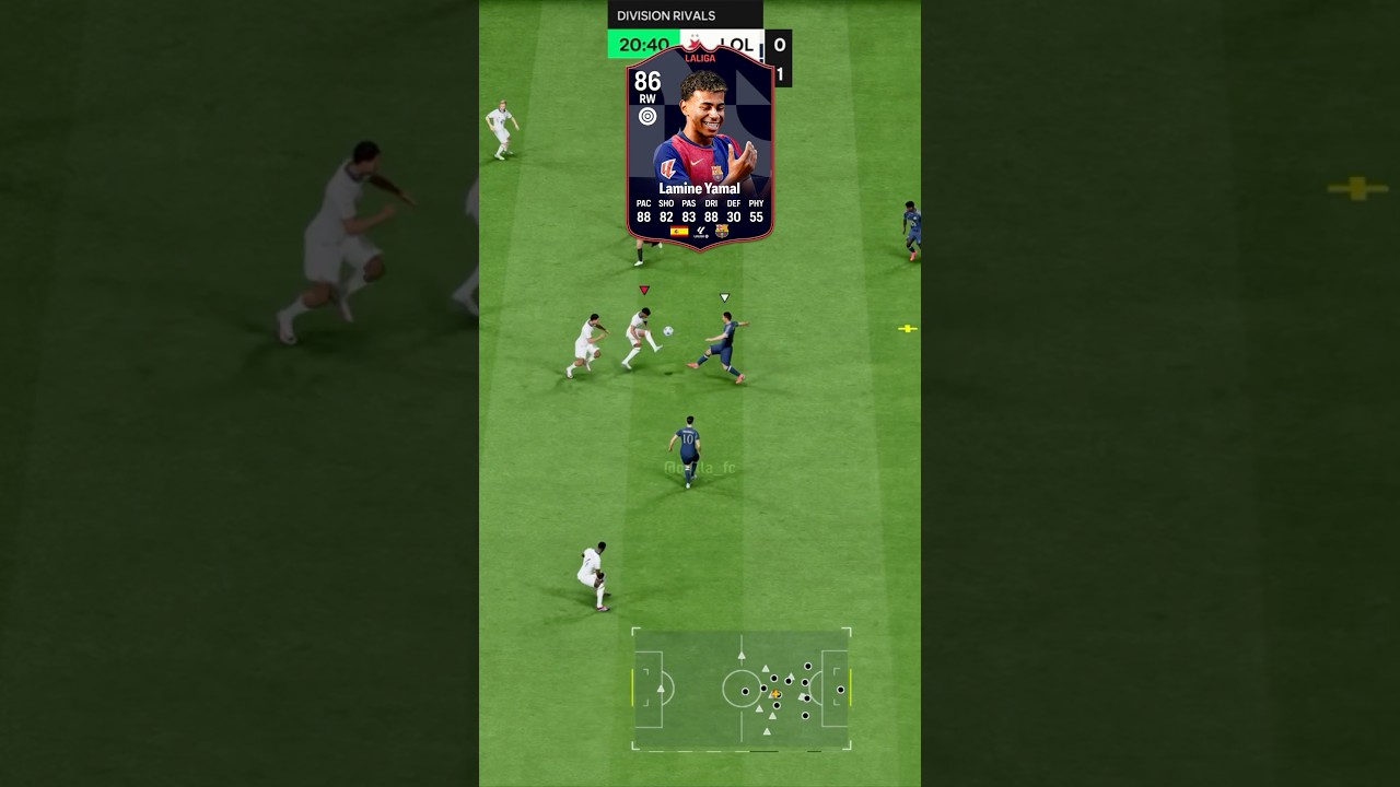 POTM Lamine Yamal hits the post 4x in a ROW… 😳 