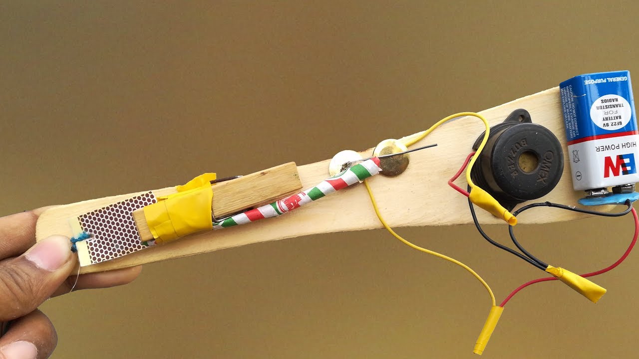 How To Make TRIP - WIRE FIRE ALARM - YouTube