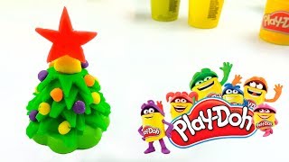 Ёлка из пластилина Play Doh