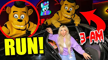If YOU ever see FREDDY FAZBEAR While Driving by Chuck E Cheese's at 3AM DRIVE AWAY FAST!
