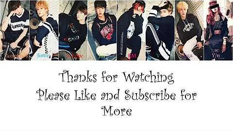 (Karaoke Ver.) Bts + You- Mic Drop Steve Aoki Remix (8th members) Color Coded Lyrics