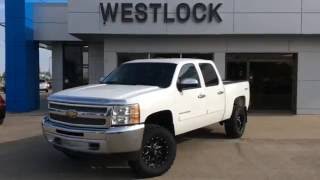Used Summit White 2012 Chevrolet Silverado 1500 LT For Sale In Westlock Stock # T1633A