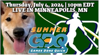 A Shiba Inu will play SNES Griffey Baseball LIVE at Summer Games Doge Quick 2024
