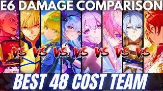 Best E6 DPS Comparison | SW vs Archer vs Eva vs Phainon vs Cas vs Himeko vs Saber vs Gil | HSR 4.4