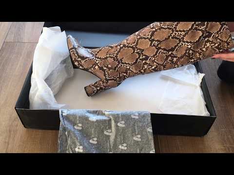 V By Very snake print boots