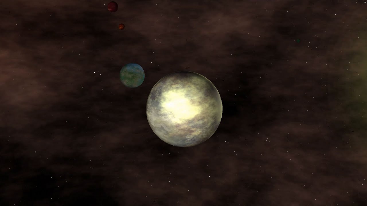 AI Generated Relaxing Ambient Space Music - Planets