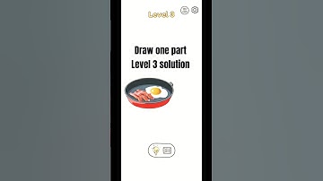 Draw one part level 3 Walkthrough easy and fast solution #dop #drawonepart  #shorts