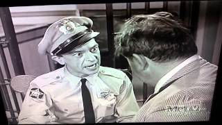 Andy Griffith Barney gives Otis the ink blot test