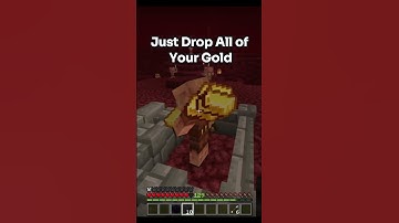 Make Piglin Trades 1000x FASTER #minecraft #minecrafttutorial #minecrafttipsandtricks #bedrock