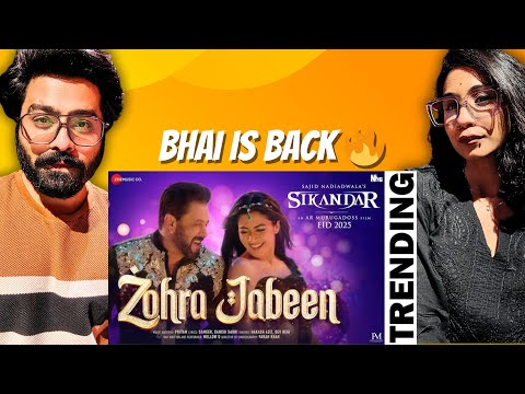Zohra Jabeen Song Reaction | Sikandar | Salman Khan, Rashmika| Pritam|Nakash, Dev, Mellow D| Sajid N