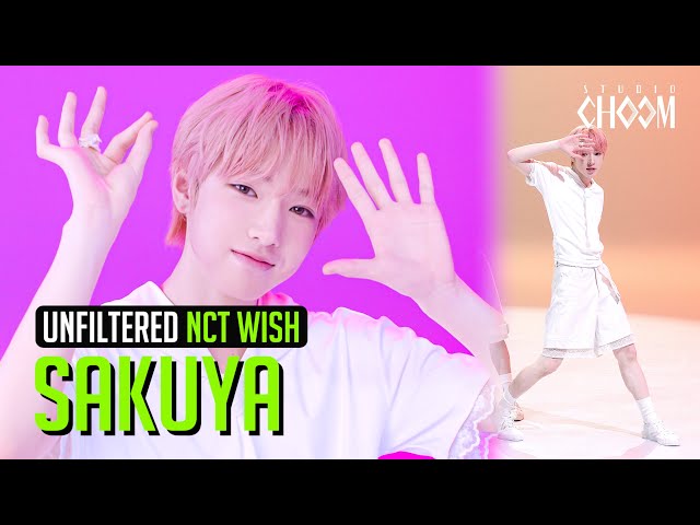 UNFILTERED CAM] NCT WISH SAKUYA(사쿠야) 'COLOR' 4K | STUDIO CHOOM
