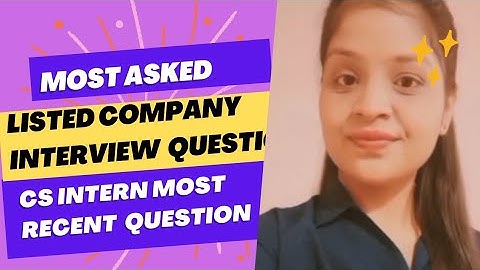 Most asked Cs interview question| cs internship questions at listed company 😀 #cs