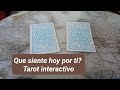 ❤ Que siente hoy por ti? Tarot interactivo hoy. Canalizacion. Elige una carta. Tarot express