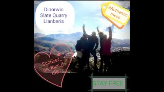 Dinorwic Slate Quarry with Scousers on tour JFT96 PRT1 in 4K #Authenticmess  #Scousers_on_tour_jft96