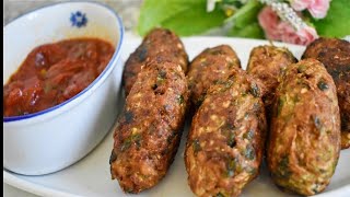 Lauki kay Kabab Aur Sauce Recipe l Louki k Cutlets l *Khalida Kitchen*in Urdu/Hindi لوکی کے کباب