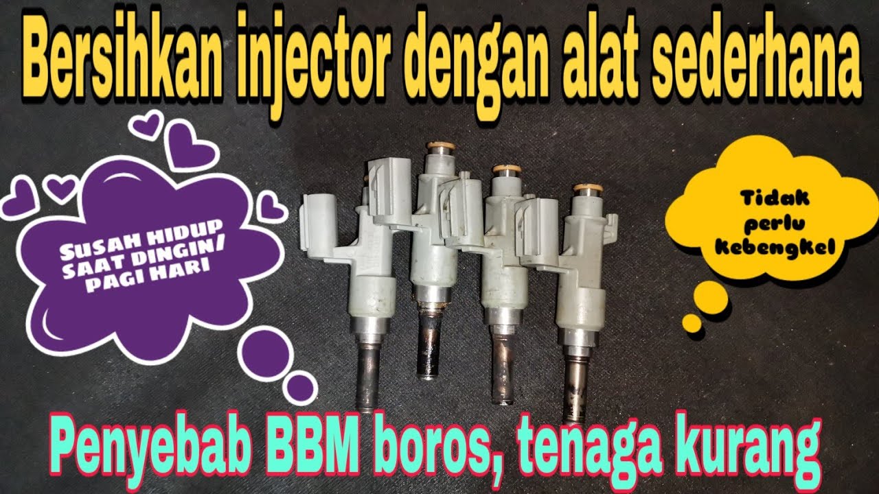 Cara membersihkan  injector mobil  atau motor How to 