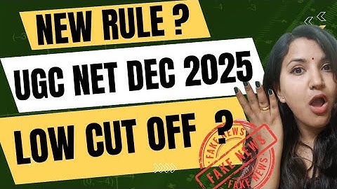 UGC NET December 2025 Notification Out! Low Cut Off / High Cut Off ? | Official Update Explained 