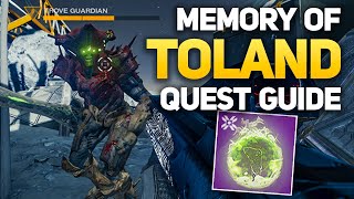 Trove Guardian & Hive Relic Sword - Memory of Toland - Week #3 Eris Morn Quest (Guide + Cutscene)
