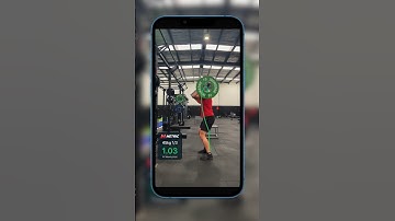 Track bar path with just your iPhone #fitnessapp #velocitybasedtraining #strengthandconditioning