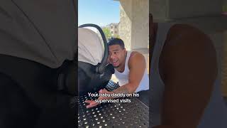 Your baby daddy on his supervised visits #deezy #comedy #ytshorts #babydaddy
