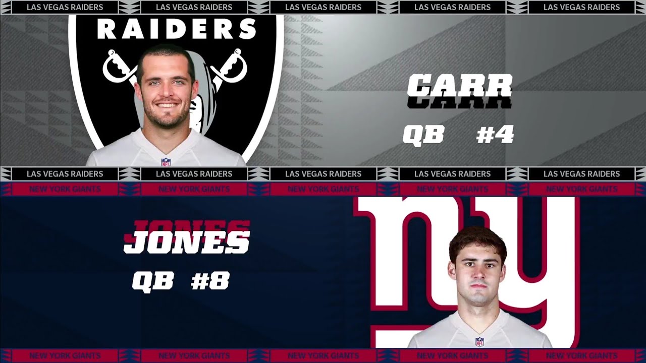 New York Giants (2-6) vs. Las Vegas Raiders (5-2): Updates, Stats ...