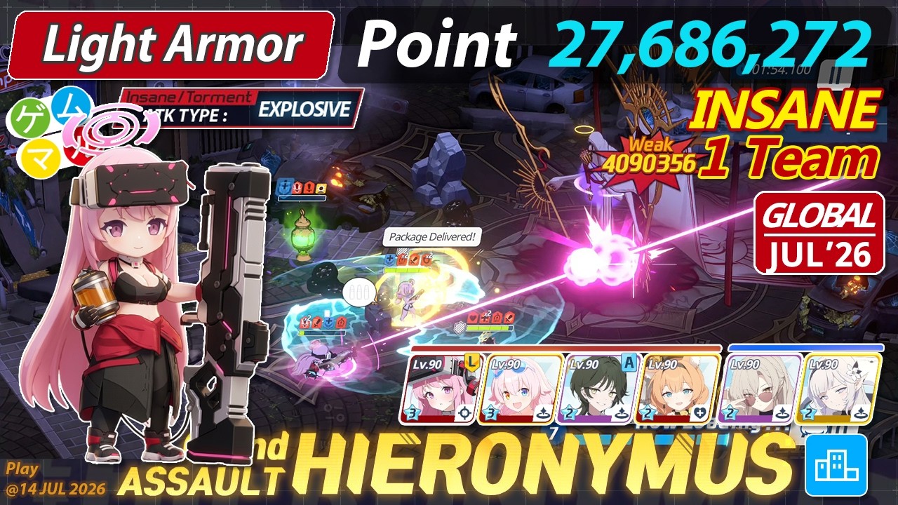 Blue Archive】 Grand Hieronymus Urban Insane Light Armor 1 Team