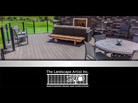 Backyard Landscaping in Lynx Ridge, Calgary - YouTube