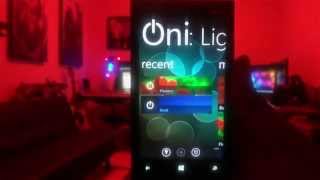 Oni: Light Control Walkthrough - Color your lights to match your mood. Windows Phone - Philips Hue screenshot 3