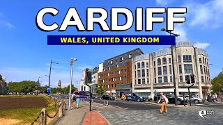 Cardiff, Wales [Full Video] - Cardiff City Centre Walking Tour Summer 2023