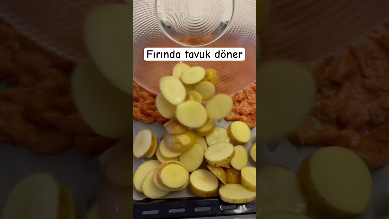 Fırında tavuk döner  tatında soslu  tavuk #food #pratiktarifler #yemektarifleri
