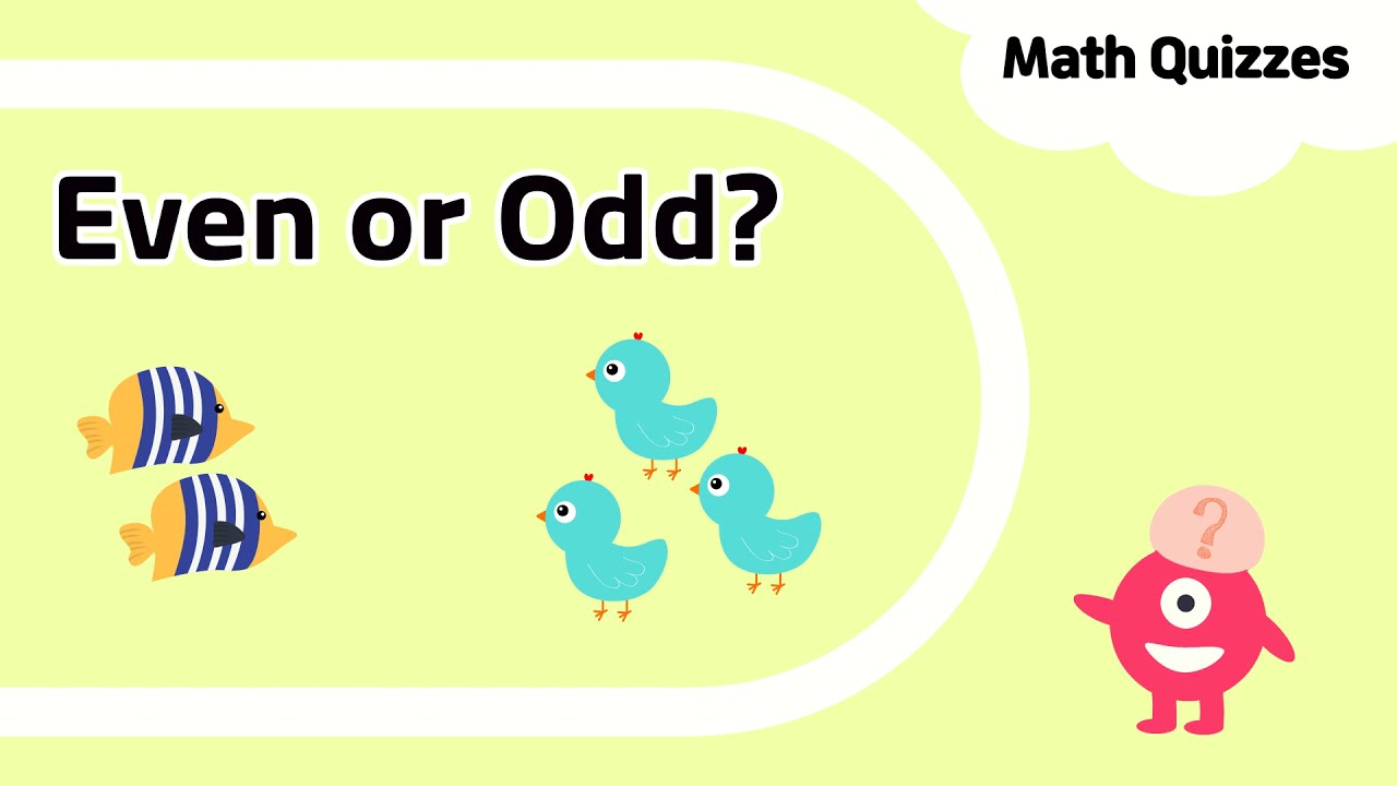 ⁣Even or Odd? | Grade1 & Grade2 Math Quiz Questions