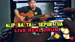 Bermain Live Real Drum Collaboration - Sepur tua